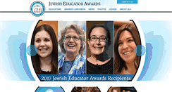 Desktop Screenshot of jewisheducatorawards.org